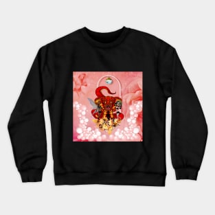 Awesome snake with fairys Crewneck Sweatshirt